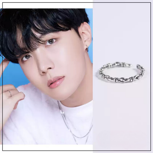 [PRE-ORDER] BTS J-Hope BE Twist Sterling Silver Knotted Ring
