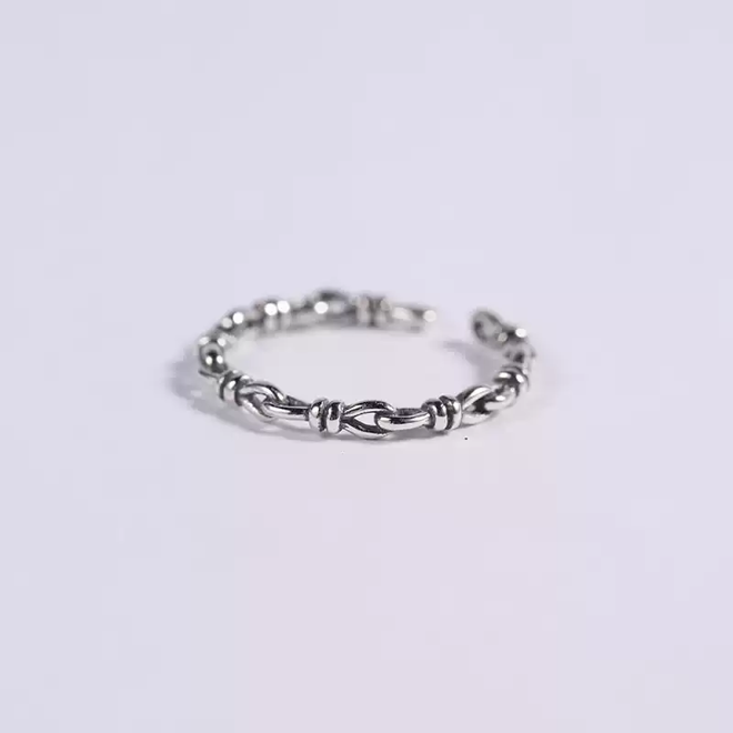 [PRE-ORDER] BTS J-Hope BE Twist Sterling Silver Knotted Ring