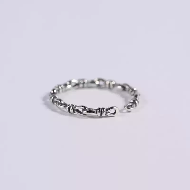 [PRE-ORDER] BTS J-Hope BE Twist Sterling Silver Knotted Ring