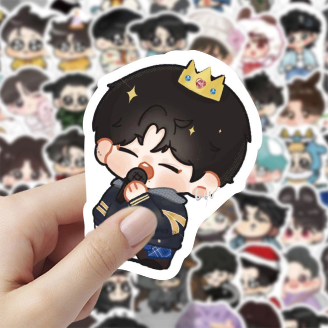 BTS Jungkook NEW stickers (60pcs)