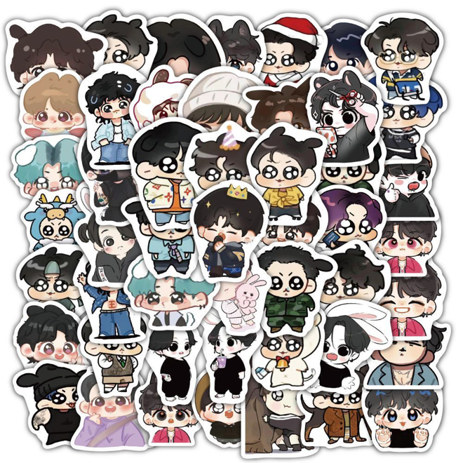 BTS Jungkook NEW stickers (60pcs)