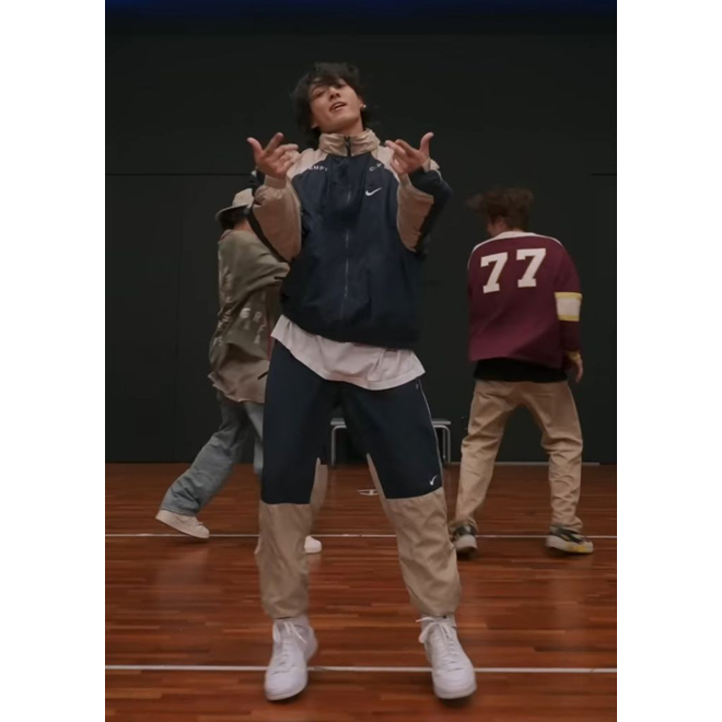 [PRE-ORDER] Like Jungkook Nike x CE Track Jacket (Navy/Tan)