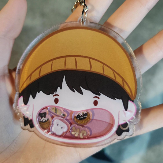 BTS Jungkook cute cartoon acrylic phone & bag chain