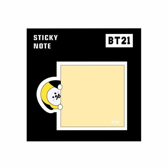[PRE-ORDER] BTS BT21 post-it (SQUARE)