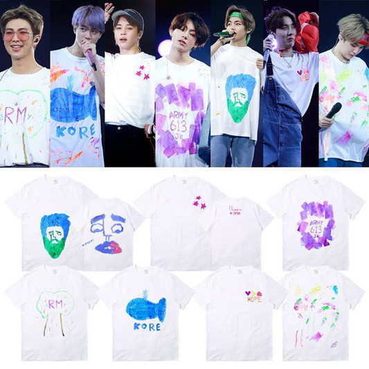 [PRE-ORDER] BTS hand-painted t-shirts