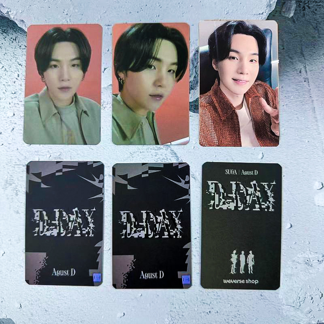 [PRE-ORDER] BTS Agust D D-Day Tour Unofficial Photocards