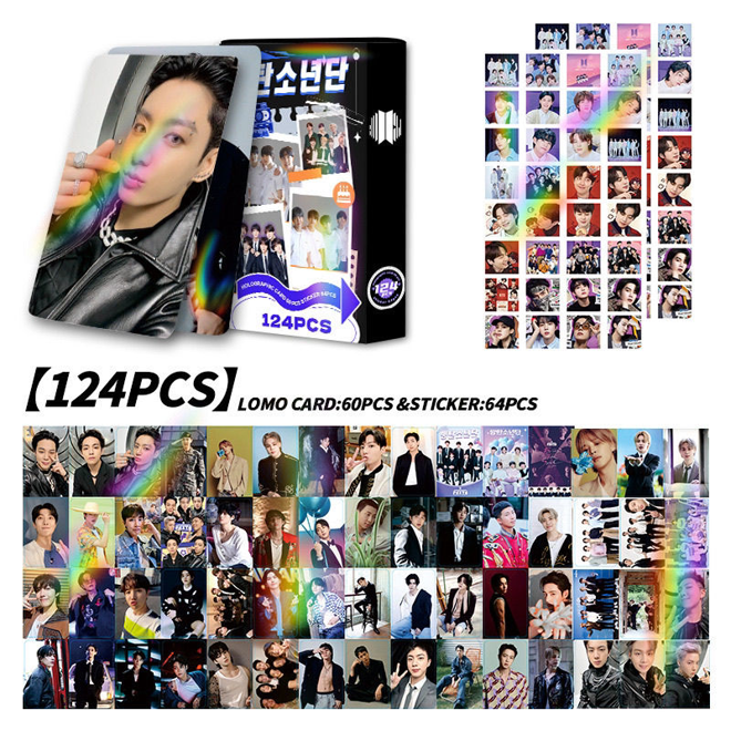 [PRE-ORDER] BTS Festa lomocards (124pcs)