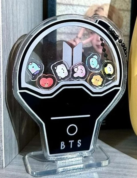 [PRE-ORDER] BTS shake lightstick acrylic (BT21 characters movable)
