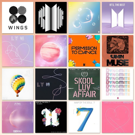 [PRE-ORDER] BTS Discography Big Sticker Set (108 pcs)