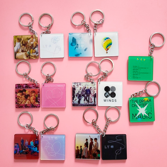 [PRE-ORDER] BTS Solo Discography Acrylic Keyring
