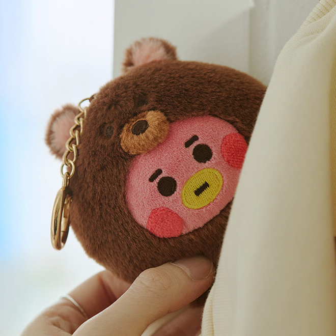 [PRE-ORDER] BTS BT21 Fluffy Plush Keyring