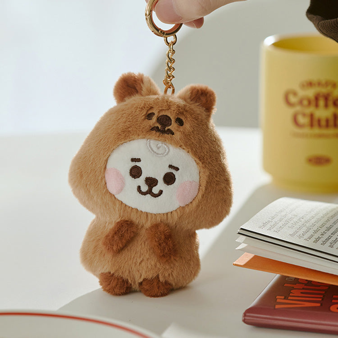 [PRE-ORDER] BTS BT21 Fluffy Plush Keyring