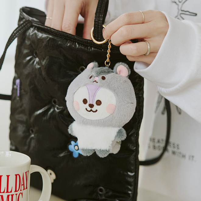 [PRE-ORDER] BTS BT21 Fluffy Plush Keyring