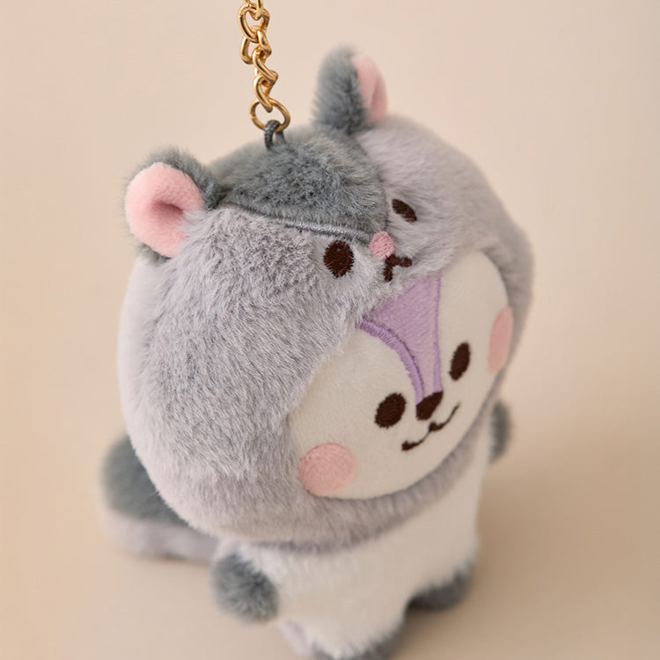 [PRE-ORDER] BTS BT21 Fluffy Plush Keyring