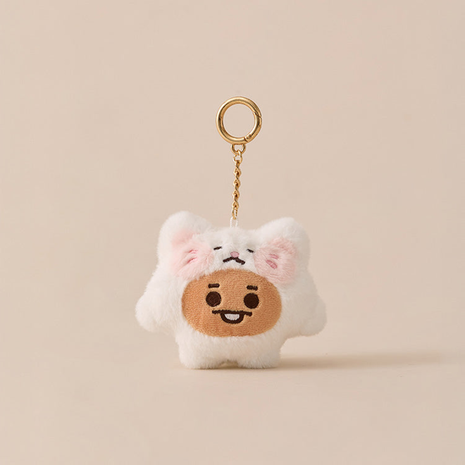 [PRE-ORDER] BTS BT21 Fluffy Plush Keyring