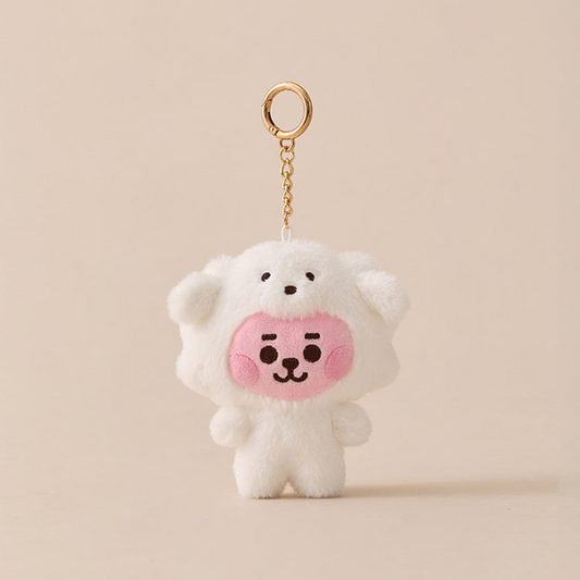 [Në Gjendje] BTS BT21 Fluffy COOKY Plush Keyring