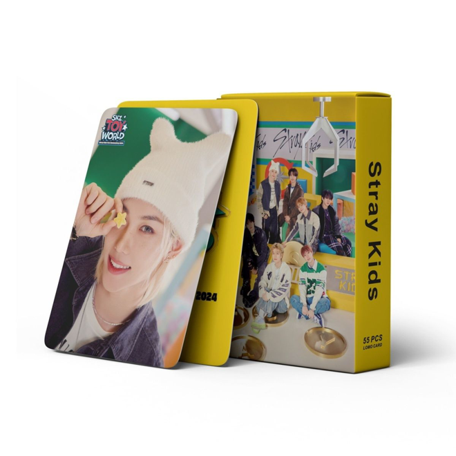 [PRE-ORDER] Stray Kids Toy Wold lomocards (55pcs)
