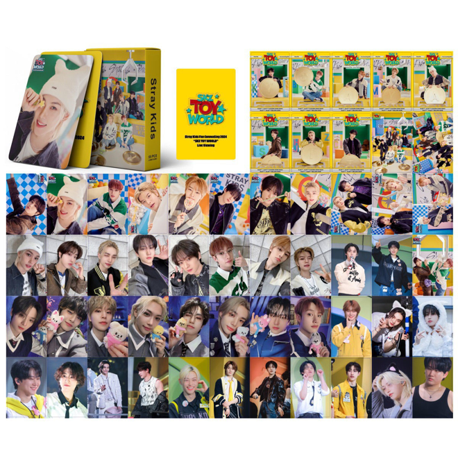 [PRE-ORDER] Stray Kids Toy Wold lomocards (55pcs)