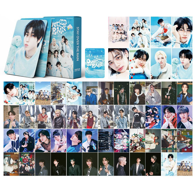 [PRE-ORDER] Stray Kids Stay over the rain lomocards (55pcs)