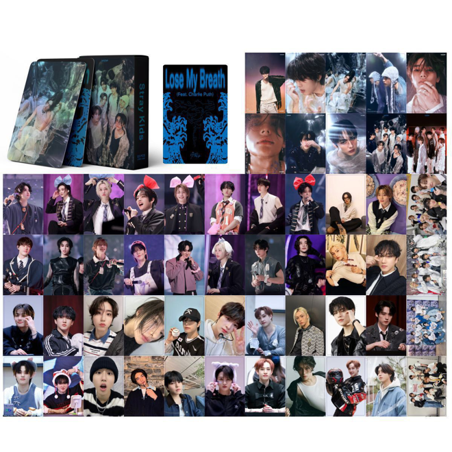 [PRE-ORDER] Stray Kids Lose My Breath lomocards (55pcs)