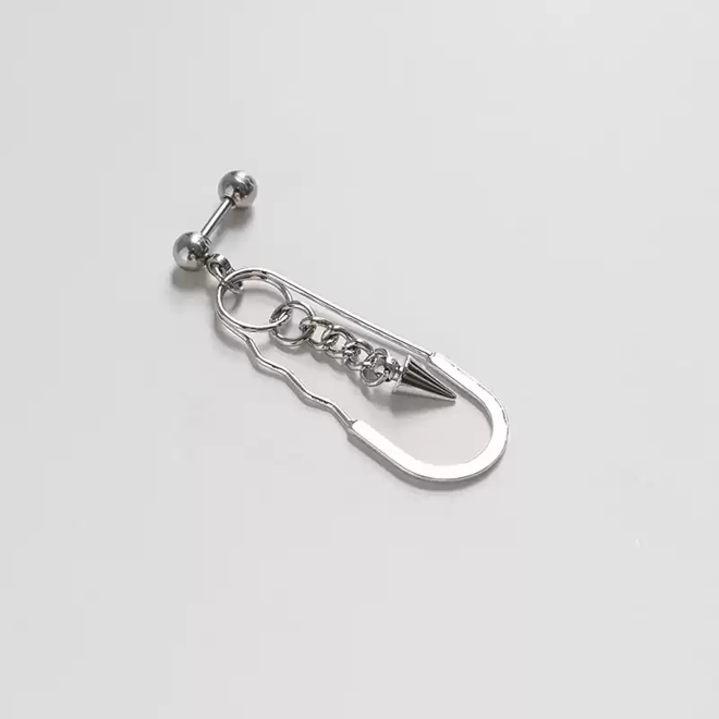 [PRE-ORDER] Stray Kids Lee Know 2 versions chain triangular cone earring