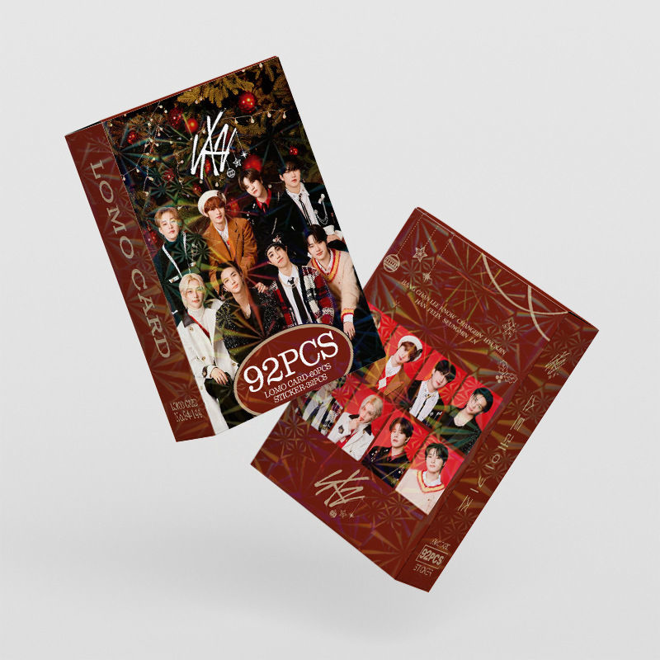 [PRE-ORDER] Stray Kids Christmas lomocards (92pcs)