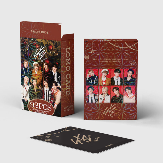 [PRE-ORDER] Stray Kids Christmas lomocards (92pcs)
