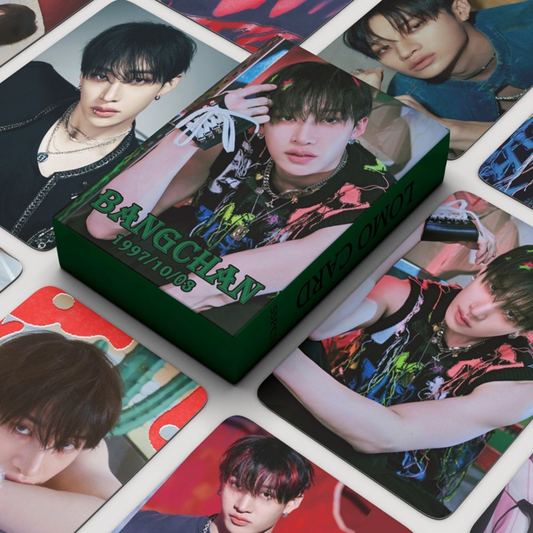 [PRE-ORDER] STRAY KIDS Bangchan lomocards (55pcs)