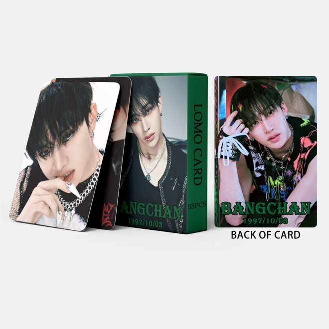 [PRE-ORDER] STRAY KIDS Bangchan lomocards (55pcs)