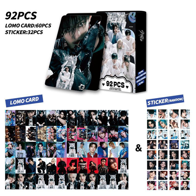 [PRE-ORDER] Stray Kids 'GIANT' lomocards (92pcs)