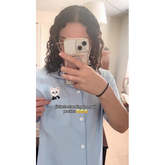 [Në Gjendje] STRAY KIDS 3rd Fanmeeting 'Pilot' WOLF CHAN Cotton Pajama Set