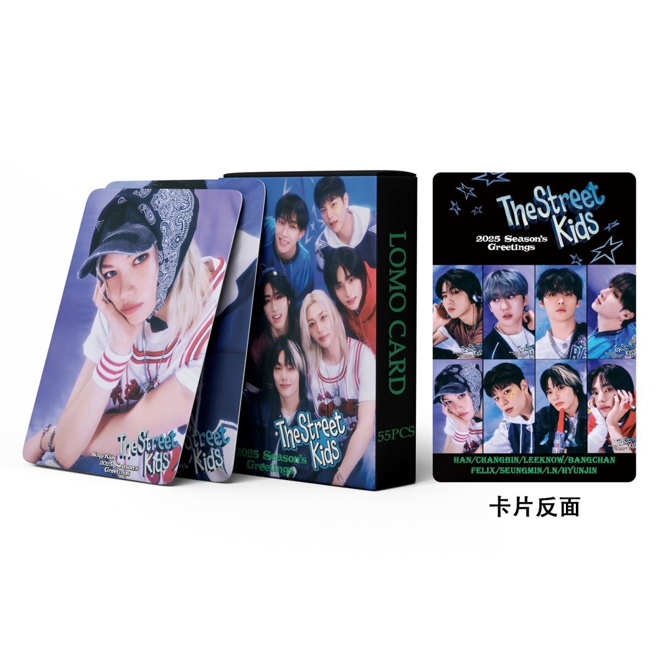 [PRE-ORDER] Stray Kids 'The Street Kids' 2025 season's greetings lomocards (55pcs)