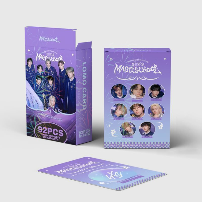[PRE-ORDER] Stray Kids Magic School lomocards (92pcs)