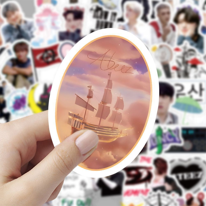 [PRE-ORDER] ATEEZ illustrated stickers (60pcs)