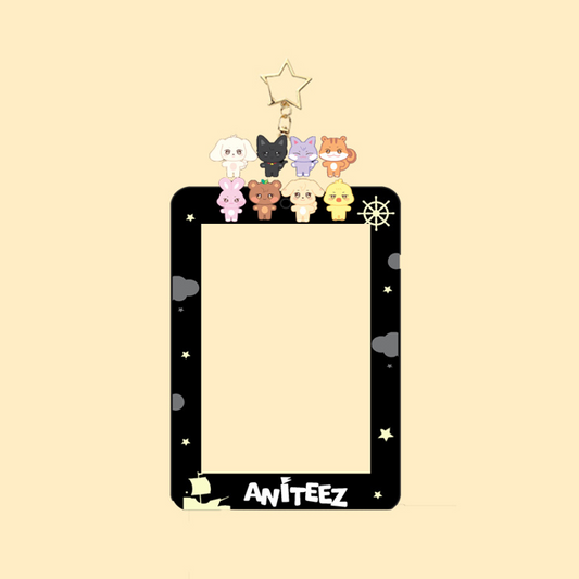 [PRE-ORDER] ATEEZ Aniteez Photocard Holder Keychain – Full Member Edition