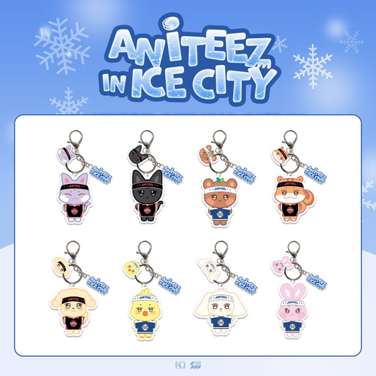 [PRE-ORDER] ATEEZ 'Aniteez In ICE City' Acrylic Keyring