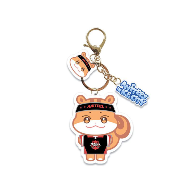 [PRE-ORDER] ATEEZ 'Aniteez In ICE City' Acrylic Keyring