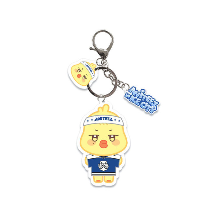 [PRE-ORDER] ATEEZ 'Aniteez In ICE City' Acrylic Keyring