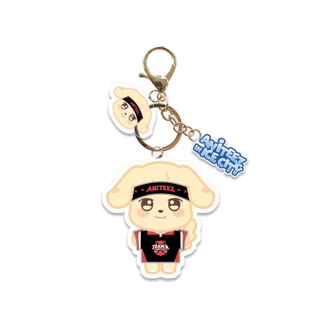 [PRE-ORDER] ATEEZ 'Aniteez In ICE City' Acrylic Keyring