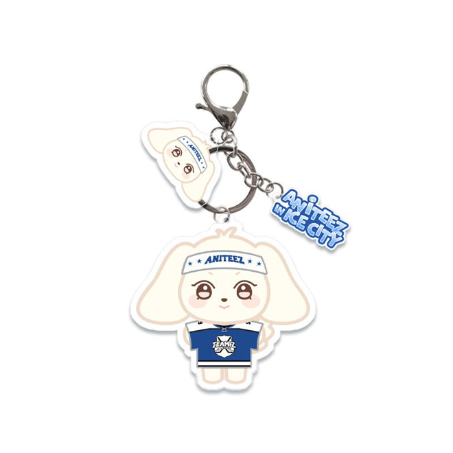[PRE-ORDER] ATEEZ 'Aniteez In ICE City' Acrylic Keyring