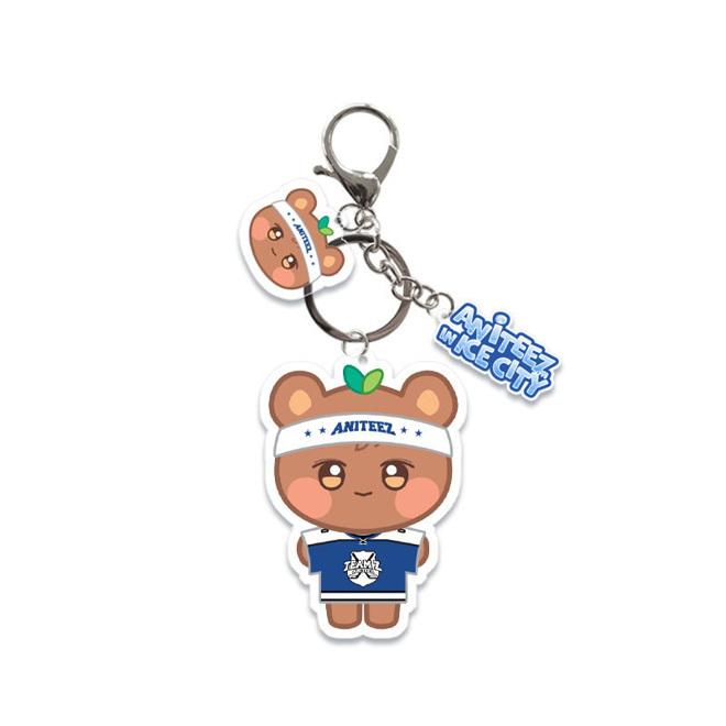 [PRE-ORDER] ATEEZ 'Aniteez In ICE City' Acrylic Keyring
