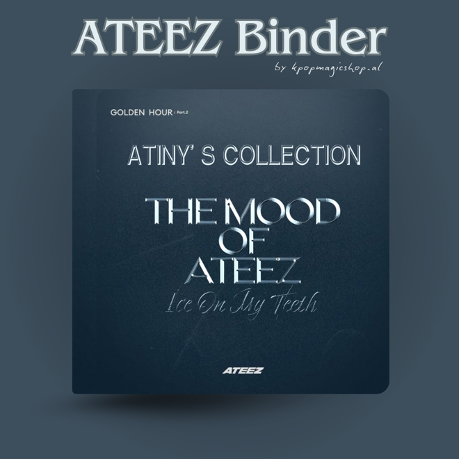 [PRE-ORDER] ATEEZ Atiny's Collection Blue Mini Photocard Binder Series (One-Page-Binder)