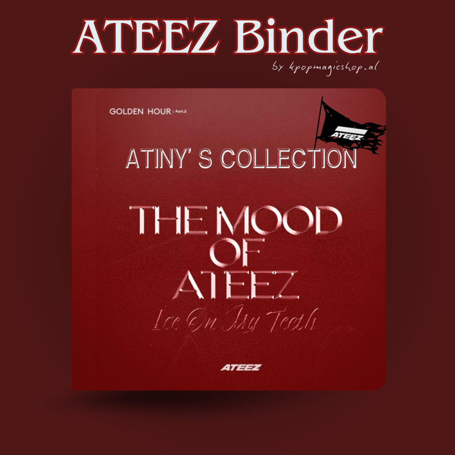 [PRE-ORDER] ATEEZ Atiny's collection red Mini Photocard Binder Series (One-Page-Binder)