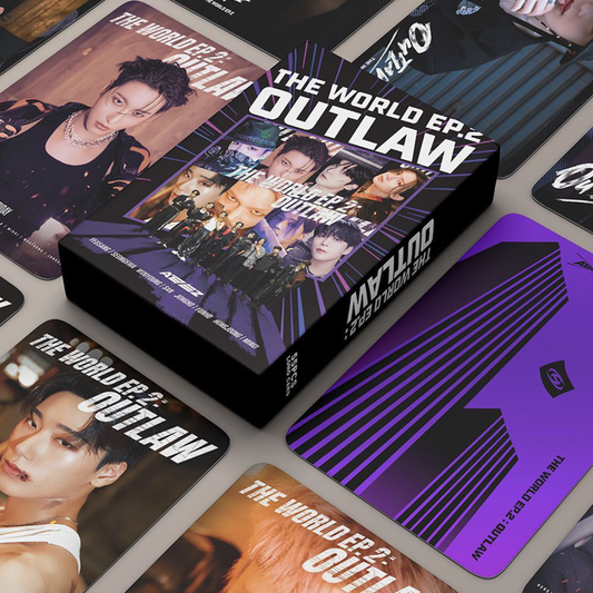 [PRE-ORDER] Ateez Outlaw lomocards (55pcs)
