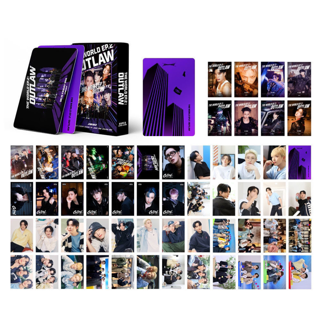 [PRE-ORDER] Ateez Outlaw lomocards (55pcs)