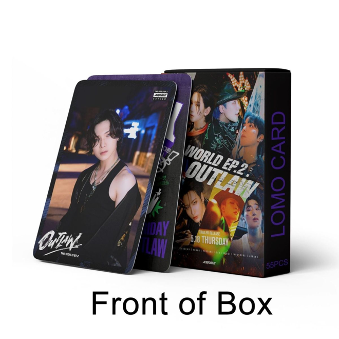 [PRE-ORDER] Ateez Outlaw lomocards (55pcs)