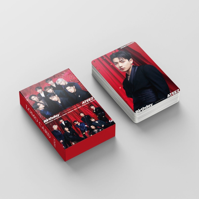 [PRE-ORDER] Ateez Birthday lomocards (55pcs)