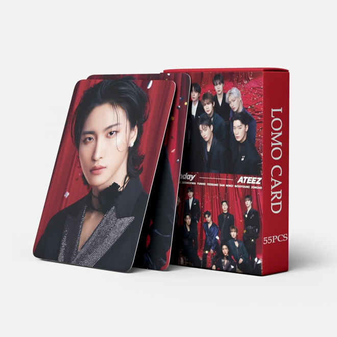 [PRE-ORDER] Ateez Birthday lomocards (55pcs)