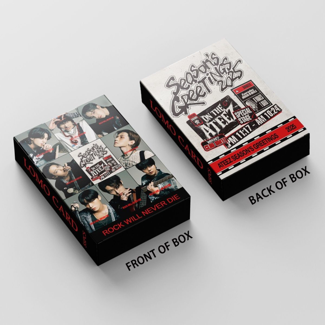 [PRE-ORDER] ATEEZ 2025 Season's Greetings lomocards (55pcs)
