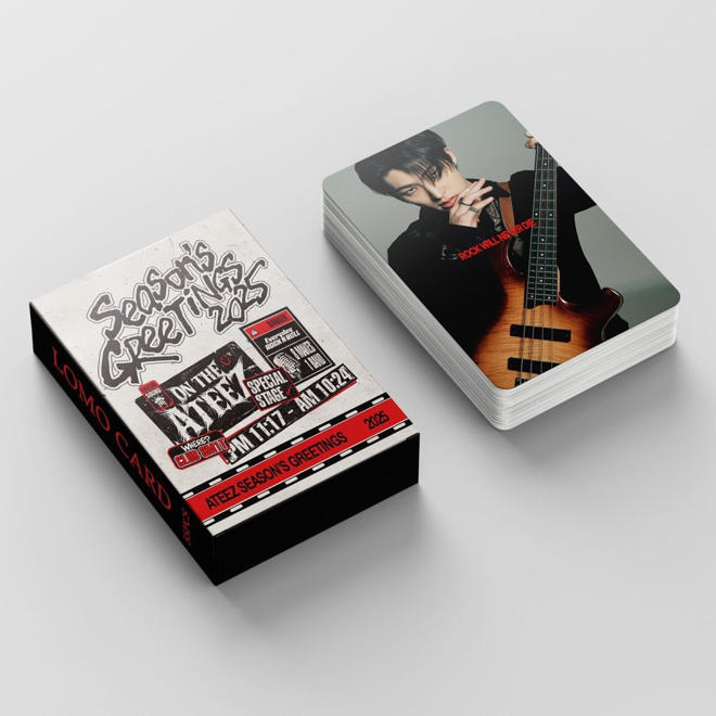 [PRE-ORDER] ATEEZ 2025 Season's Greetings lomocards (55pcs)